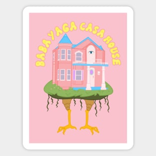 Baba Yaga Casa House Magnet